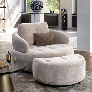Fauteuil pivotant BORGIA Henders & Hazel Gp.03 ENZO Champagne