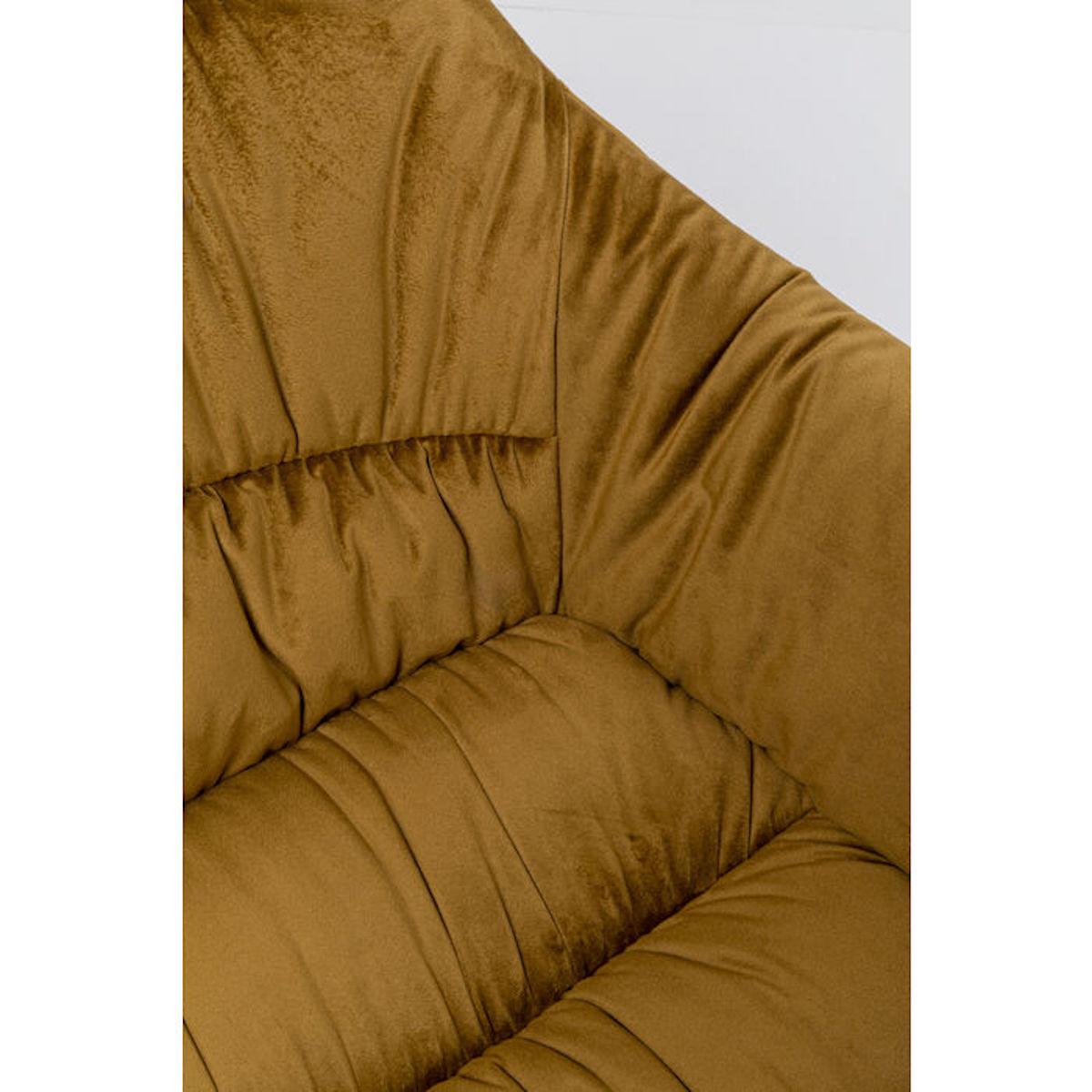 Fauteuil pivotant BRISTOL Kare Design jaune