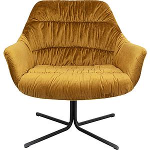 Fauteuil pivotant BRISTOL Kare Design jaune