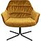 Fauteuil pivotant BRISTOL Kare Design jaune
