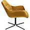 Fauteuil pivotant BRISTOL Kare Design jaune