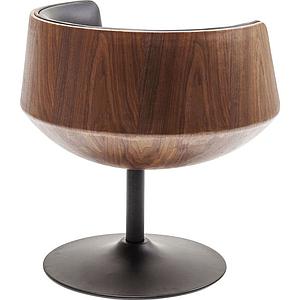 Fauteuil pivotant CLUB 54 Kare Design noyer