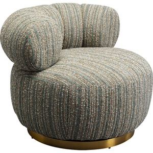 Fauteuil pivotant COUTURE Kare Design bleu