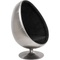 Fauteuil pivotant EYE BALL Kare Design Graphite