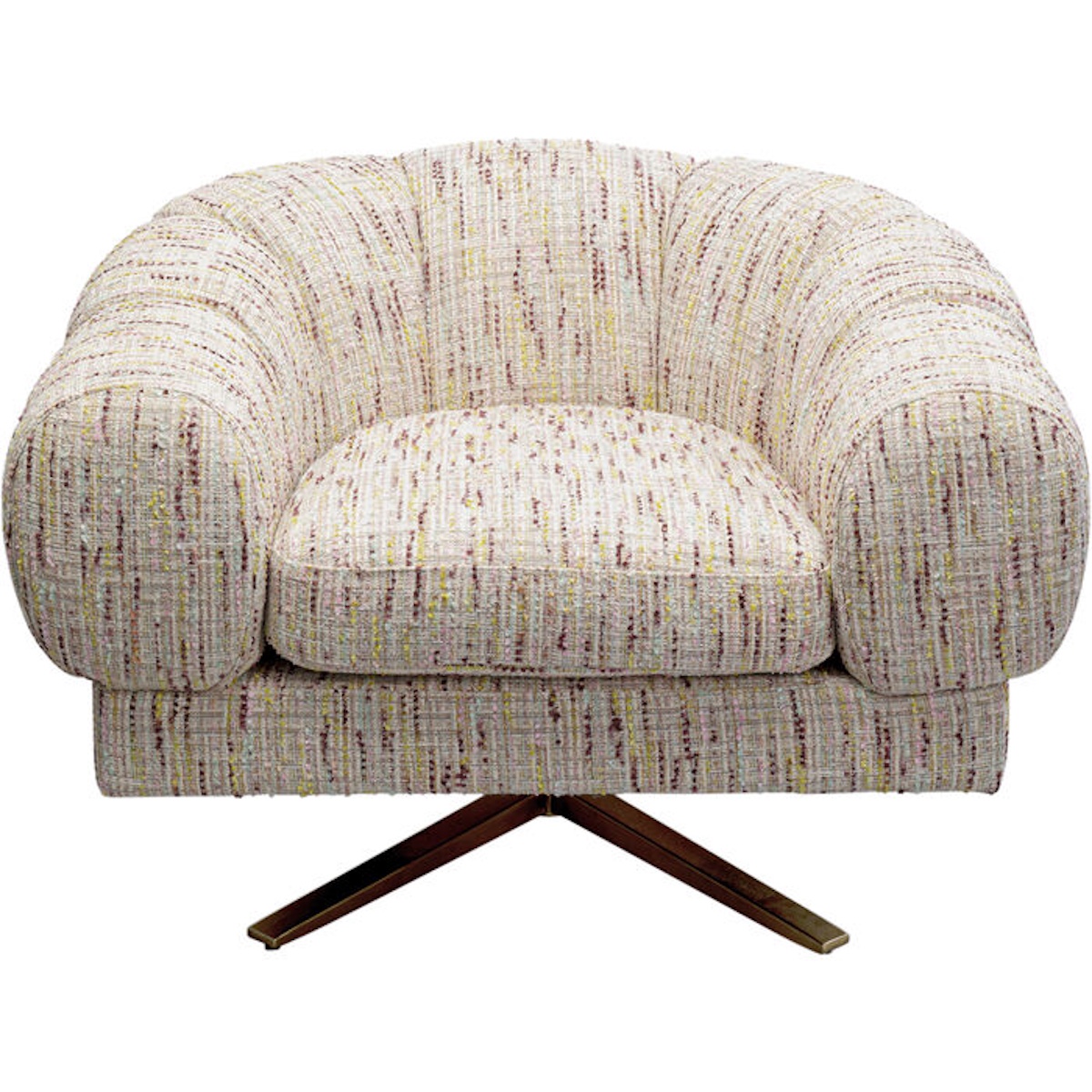 Fauteuil pivotant JANNO Kare Design beige