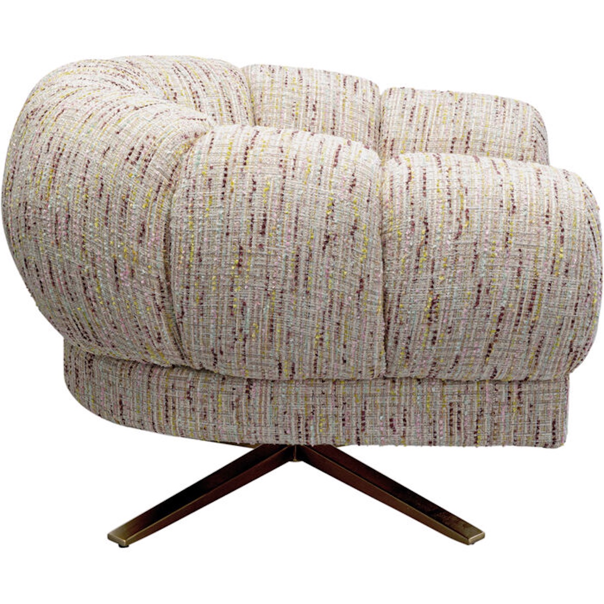 Fauteuil pivotant JANNO Kare Design beige