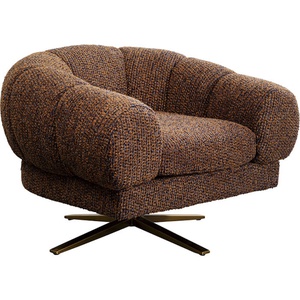 Fauteuil pivotant JANNO Kare Design marron