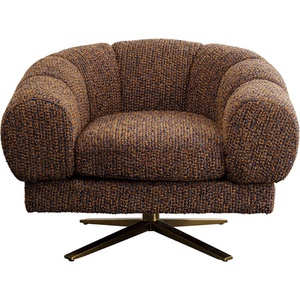 Fauteuil pivotant JANNO Kare Design marron