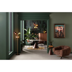 Fauteuil pivotant JANNO Kare Design marron