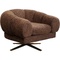 Fauteuil pivotant JANNO Kare Design marron