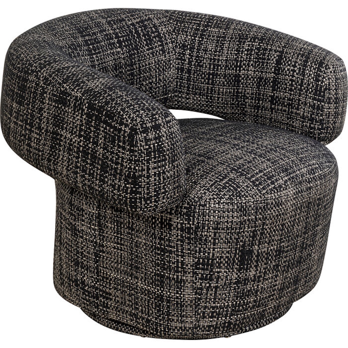 Fauteuil pivotant MAYE BOW Kare Design Gris