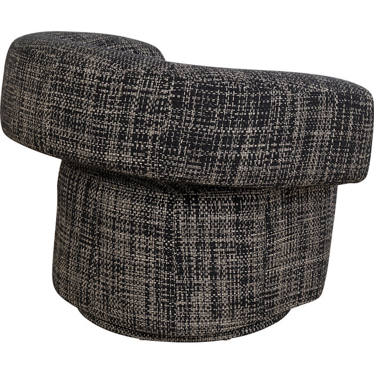 Fauteuil pivotant MAYE BOW Kare Design Gris