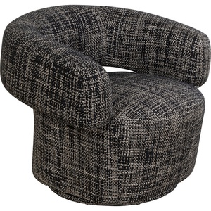 Fauteuil pivotant MAYE BOW Kare Design Gris