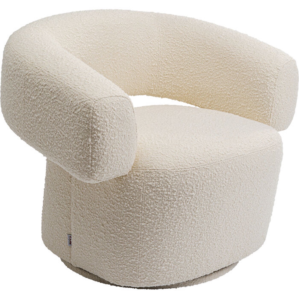 Fauteuil pivotant MAYE Kare Design crème