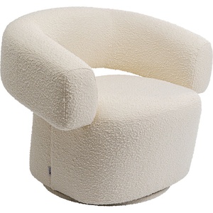 Fauteuil pivotant MAYE Kare Design crème