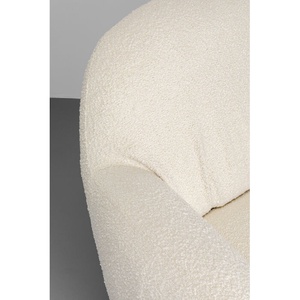 Fauteuil pivotant NUBE Kare Design bouclé