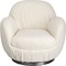 Fauteuil pivotant NUBE Kare Design bouclé