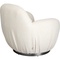 Fauteuil pivotant NUBE Kare Design bouclé