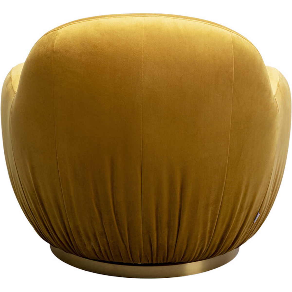 Fauteuil pivotant NUBE Kare Design jaune