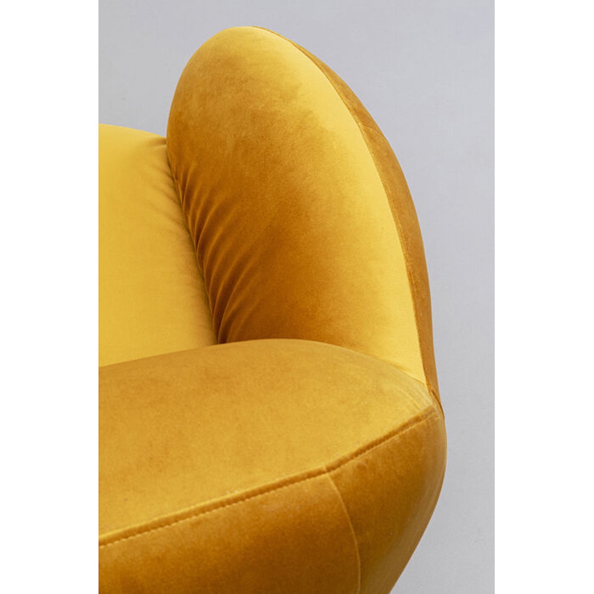 Fauteuil pivotant NUBE Kare Design jaune