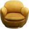 Fauteuil pivotant NUBE Kare Design jaune