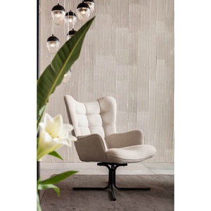 Fauteuil pivotant OSCAR Kare Design crème