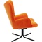 Fauteuil pivotant OSCAR Kare Design velours orange