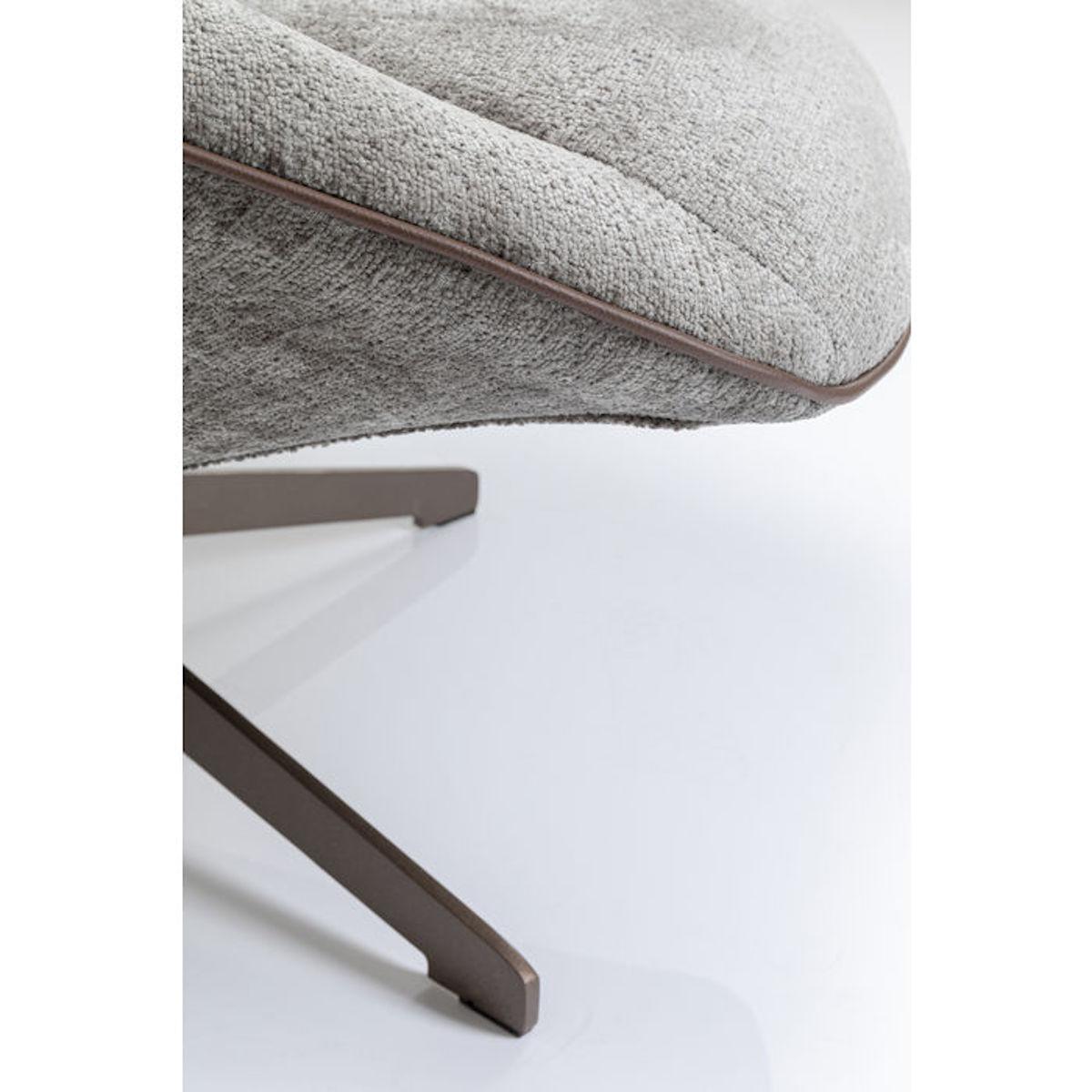 Fauteuil pivotant OVAL OFFICE Kare Design