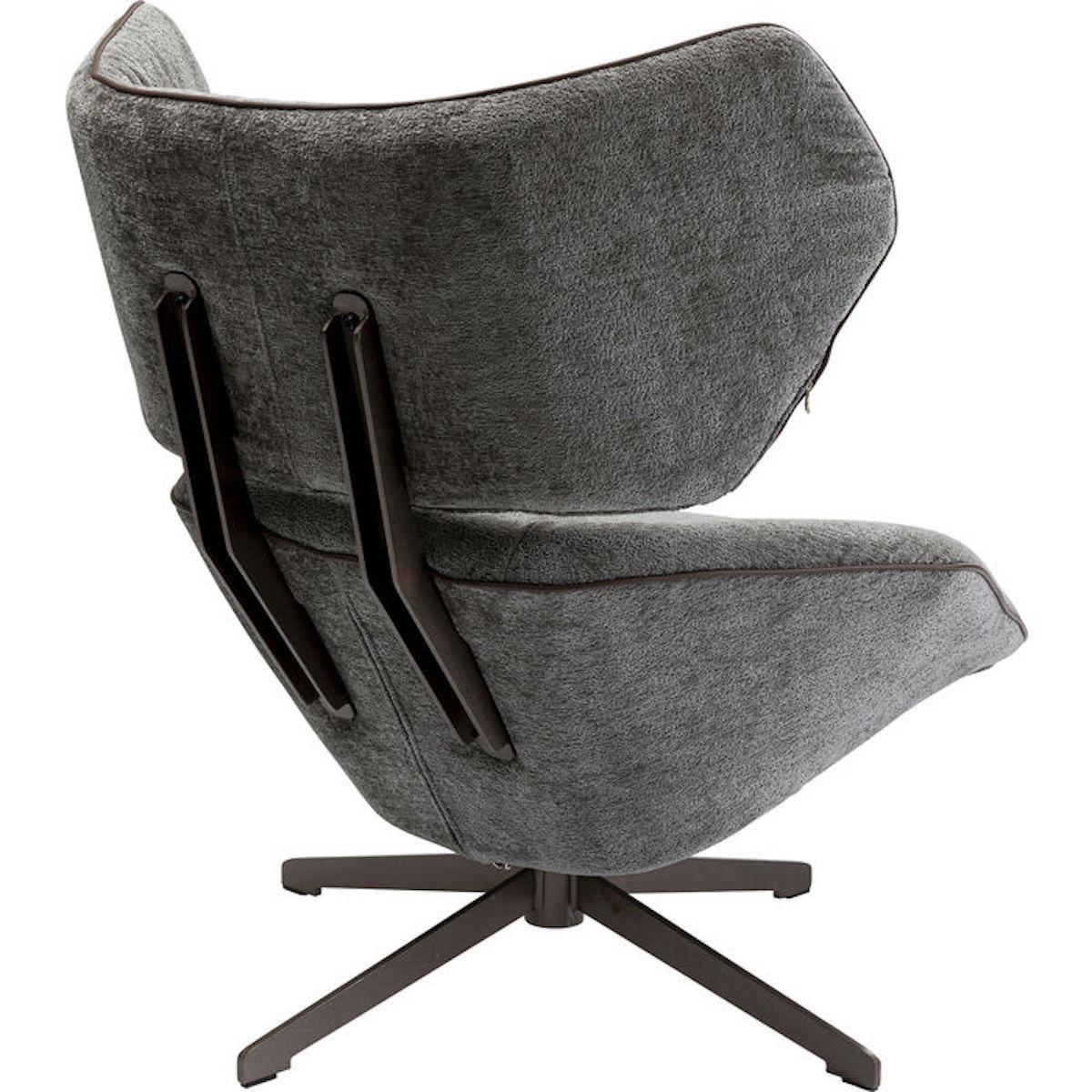 Fauteuil pivotant OVAL OFFICE Kare Design