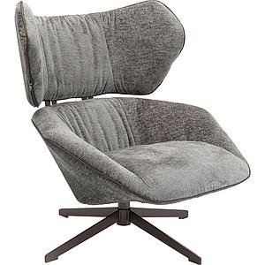 Fauteuil pivotant OVAL OFFICE Kare Design