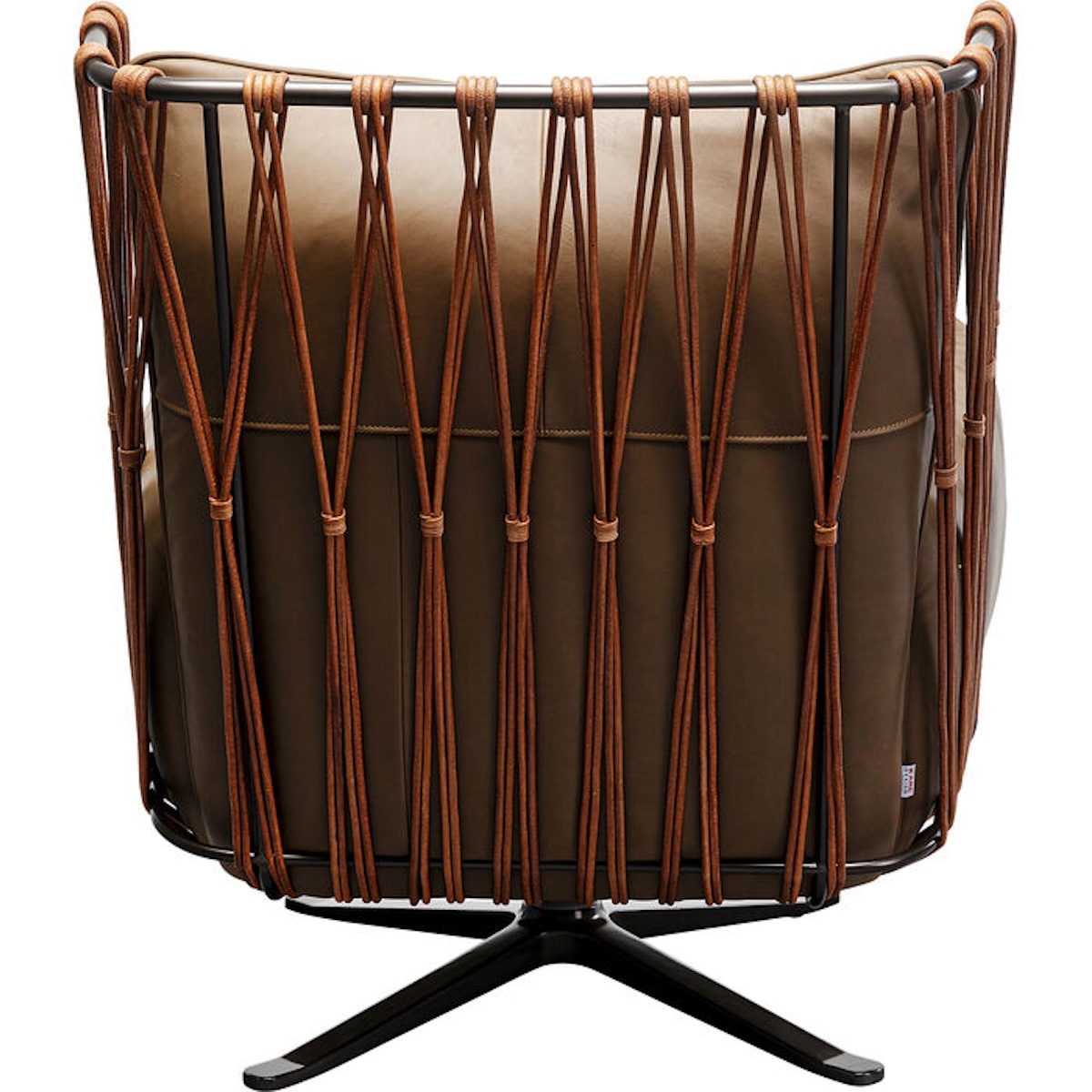 Fauteuil pivotant PARADISO Kare Design marron