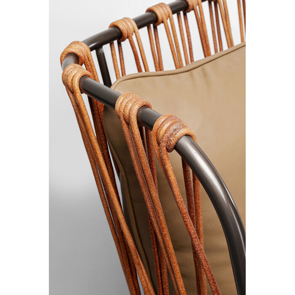 Fauteuil pivotant PARADISO Kare Design marron