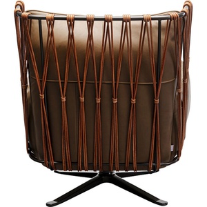 Fauteuil pivotant PARADISO Kare Design marron