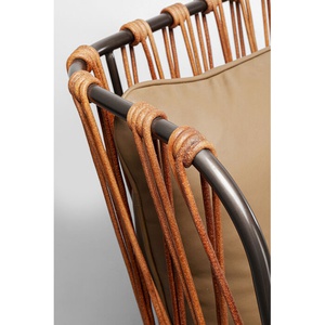 Fauteuil pivotant PARADISO Kare Design marron