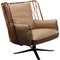 Fauteuil pivotant PARADISO Kare Design marron