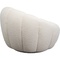 Fauteuil pivotant PEPPO BLOOM Kare Design blanc