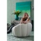 Fauteuil pivotant PEPPO BLOOM Kare Design blanc