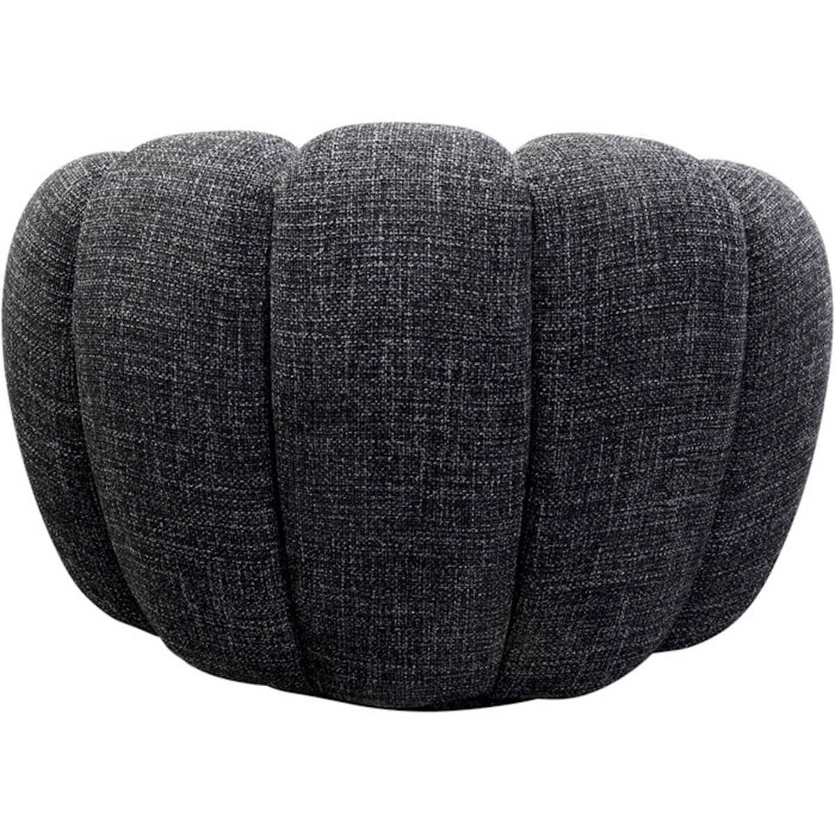 Fauteuil pivotant PEPPO BLOOM Kare Design Melange noir