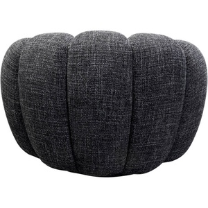 Fauteuil pivotant PEPPO BLOOM Kare Design Melange noir