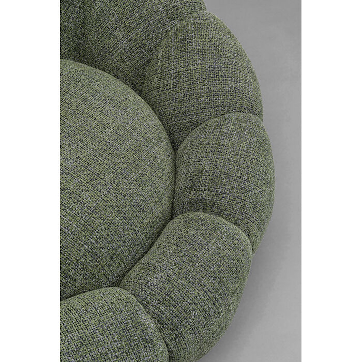 Fauteuil pivotant PEPPO BLOOM Kare Design Melange vert
