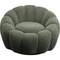 Fauteuil pivotant PEPPO BLOOM Kare Design Melange vert