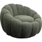 Fauteuil pivotant PEPPO BLOOM Kare Design Melange vert