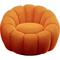 Fauteuil pivotant PEPPO BLOOM Kare Design orange