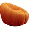 Fauteuil pivotant PEPPO BLOOM Kare Design orange