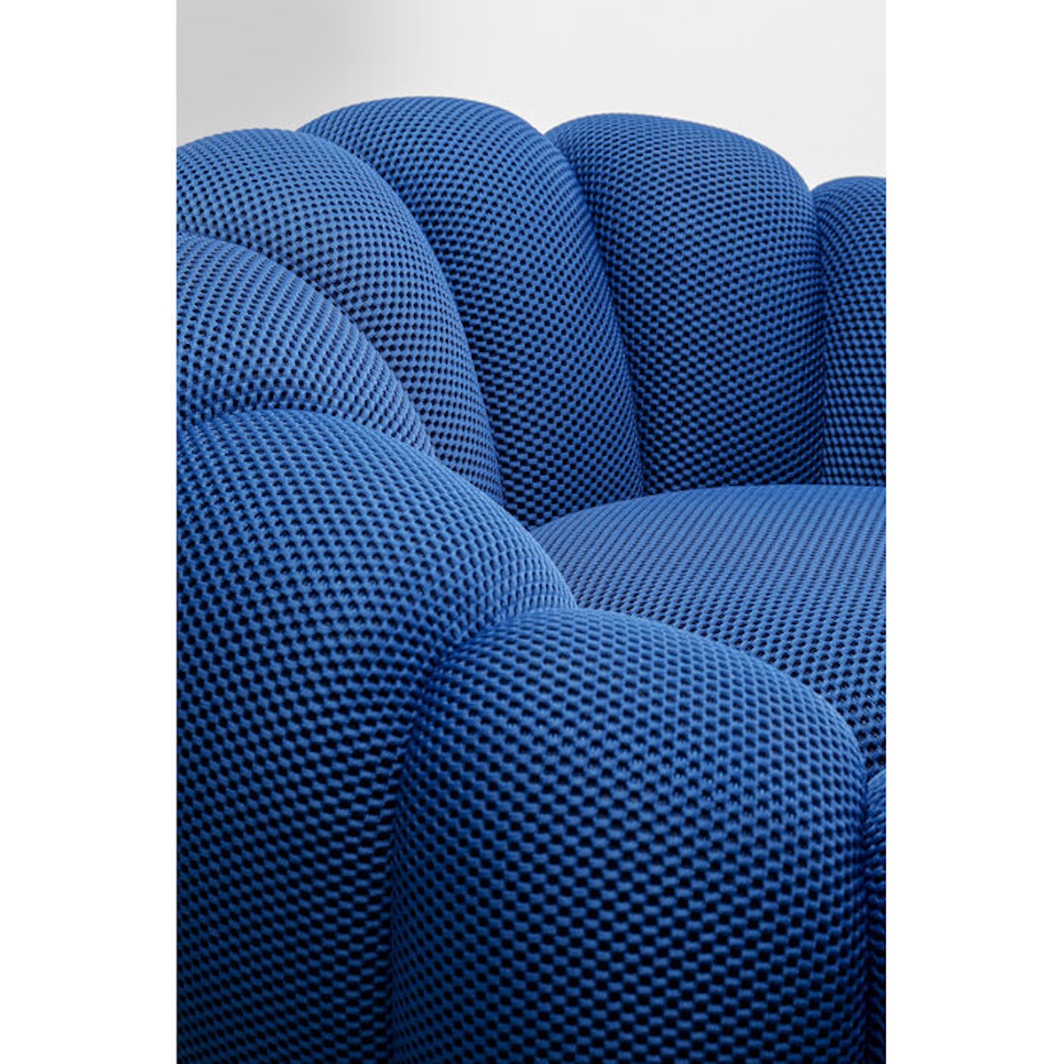 Fauteuil pivotant PEPPO Kare Design Bloom bleu