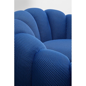 Fauteuil pivotant PEPPO Kare Design Bloom bleu