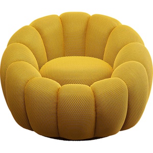 Fauteuil pivotant PEPPO Kare Design Bloom jaune