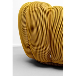 Fauteuil pivotant PEPPO Kare Design Bloom jaune