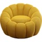 Fauteuil pivotant PEPPO Kare Design Bloom jaune