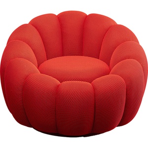 Fauteuil pivotant PEPPO Kare Design Bloom rouge